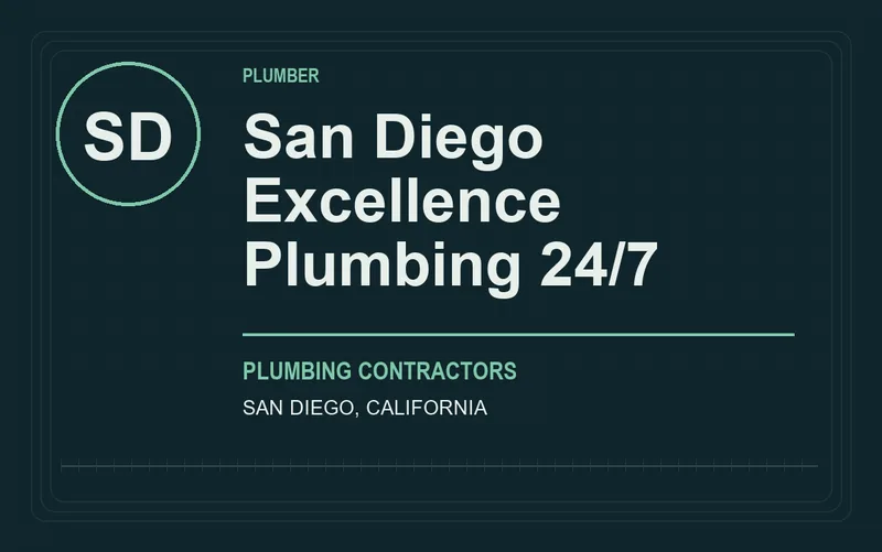 San Diego Excellence Plumbing 24/7 in San Diego, California
