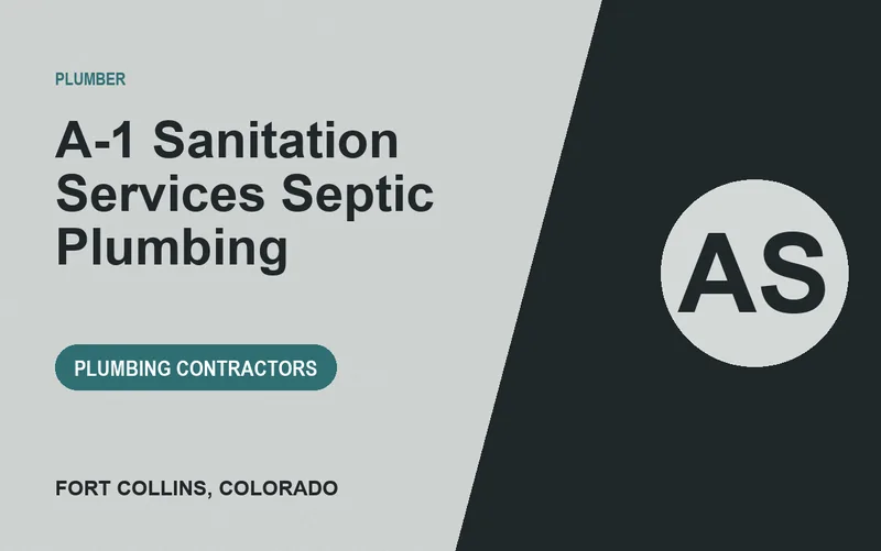 A-1 Sanitation Services Septic Plumbing in Fort Collins, Colorado
