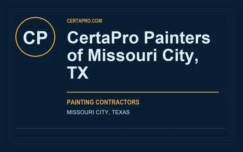 CertaPro Painters of Missouri City, TX in Missouri City, Texas