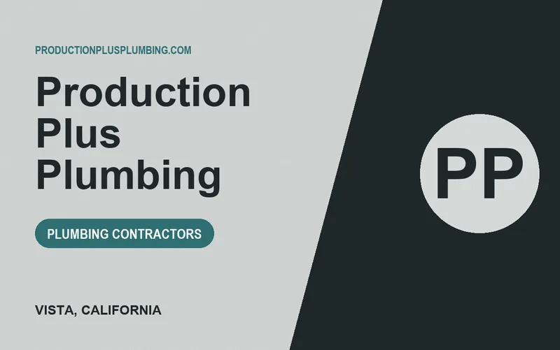 Production Plus Plumbing in Vista, California