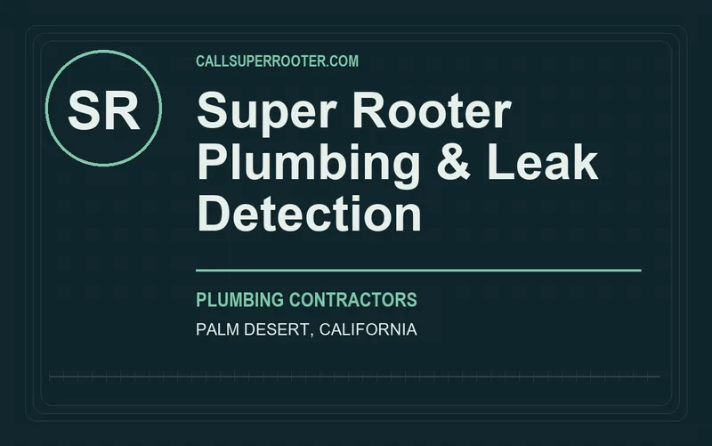 Super Rooter Plumbing & Leak Detection in Palm Desert, California