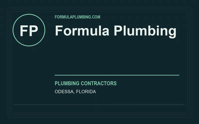 Formula Plumbing in Odessa, Florida