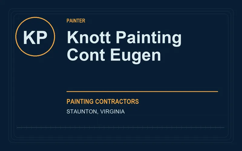 Knott Painting Cont Eugen in Staunton, Virginia