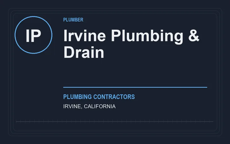 Irvine Plumbing & Drain in Irvine, California