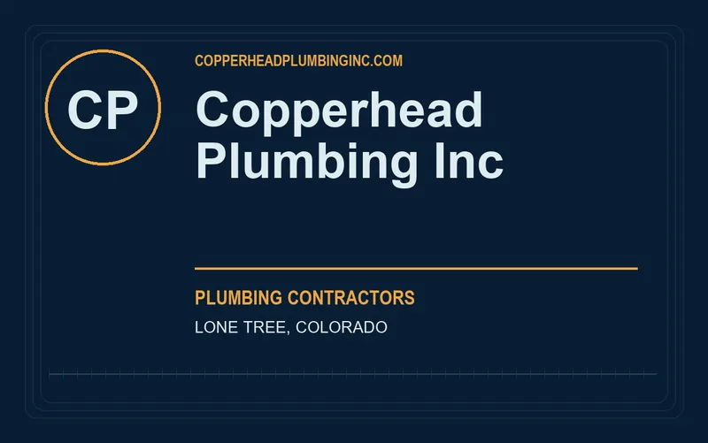 Copperhead Plumbing Inc in Lone Tree, Colorado