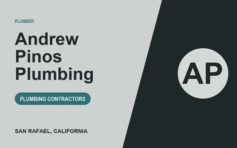 Andrew Pinos Plumbing in San Rafael, California