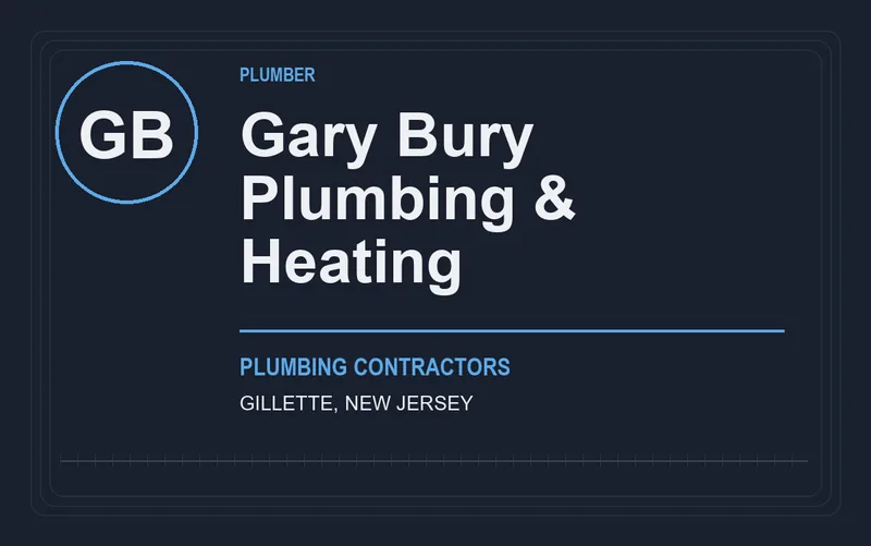 Gary Bury Plumbing & Heating in Gillette, New Jersey