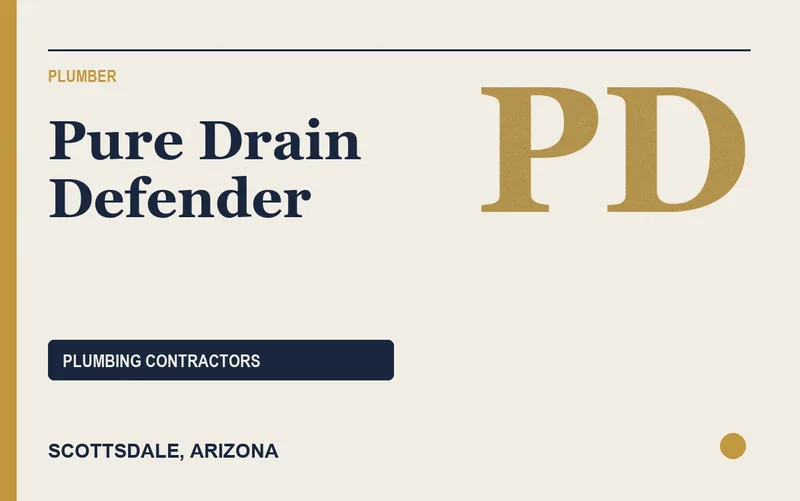 pure drain defender in Scottsdale, Arizona