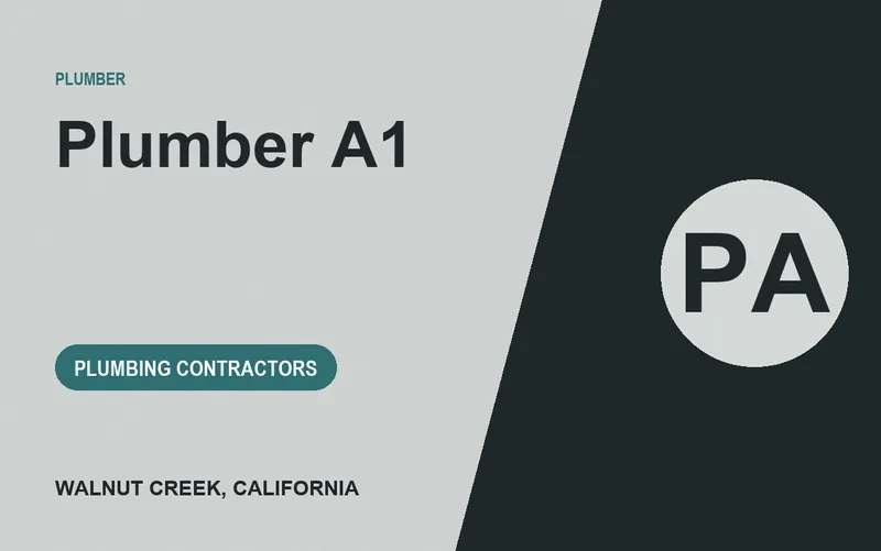 Plumber A1 in Walnut Creek, California