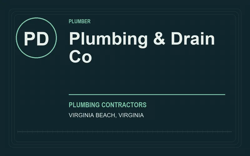 Plumbing & Drain Co in Virginia Beach, Virginia