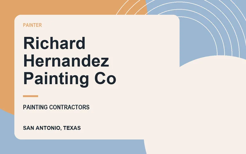 Richard Hernandez Painting Co in San Antonio, Texas