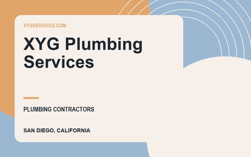 XYG Plumbing Services in San Diego, California