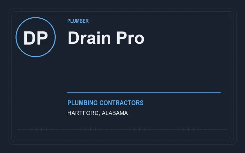 Drain Pro in Hartford, Alabama