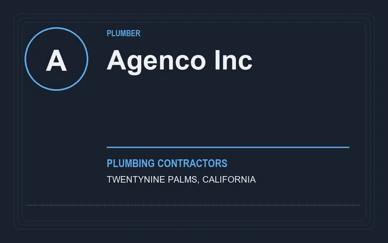 Agenco Inc in Twentynine Palms, California