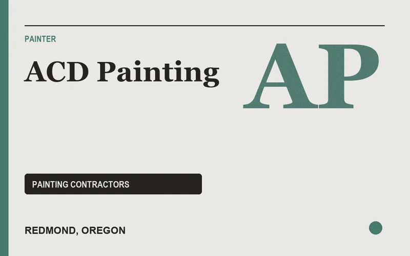 ACD Painting in Redmond, Oregon