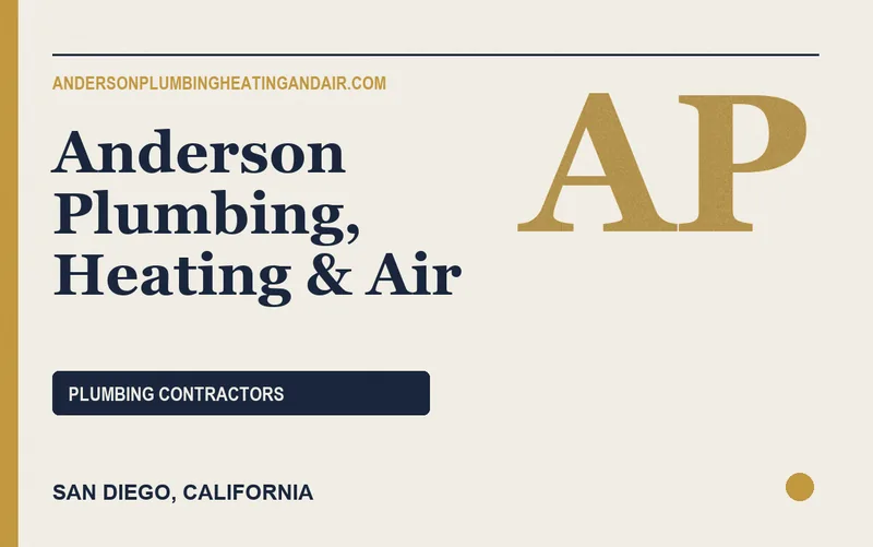 Anderson Plumbing, Heating & Air in San Diego, California