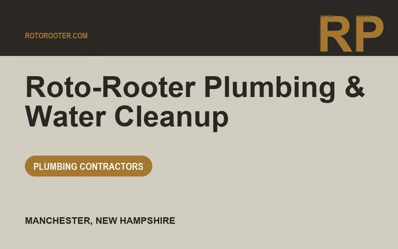 Roto-Rooter Plumbing & Water Cleanup in Manchester, New Hampshire