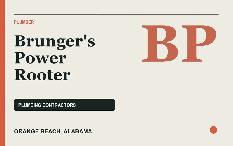Brunger's Power Rooter in Orange Beach, Alabama