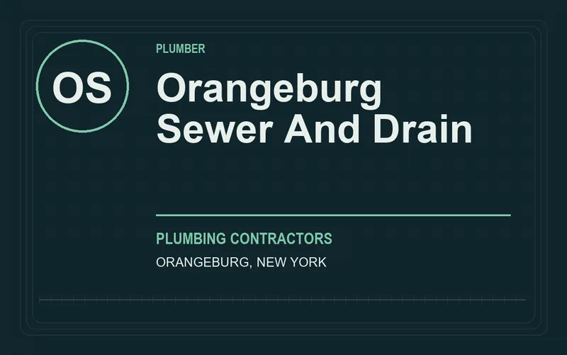 ORANGEBURG SEWER AND DRAIN in Orangeburg, New York