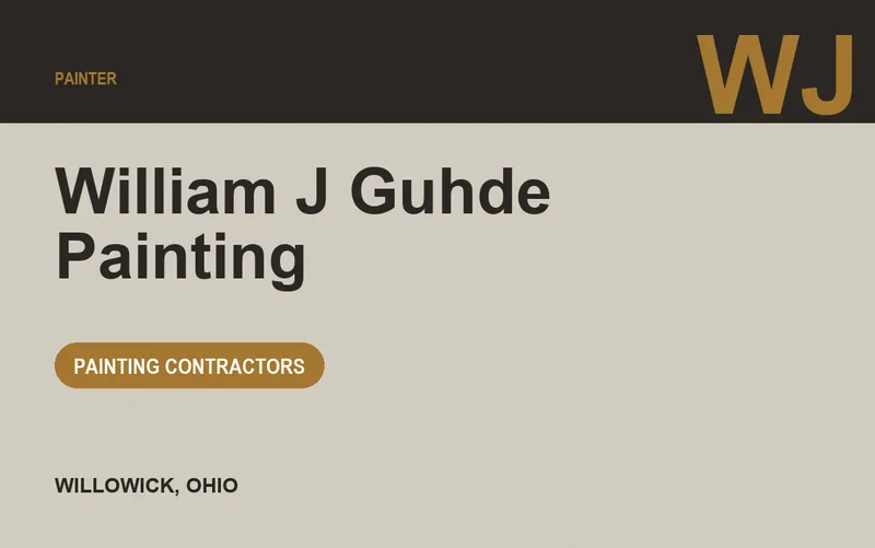 William J Guhde Painting in Willowick, Ohio