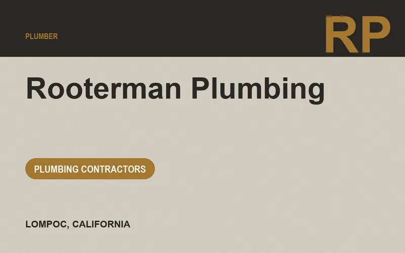 Rooterman Plumbing in Lompoc, California