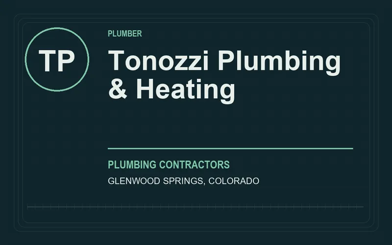 Tonozzi Plumbing & Heating in Glenwood Springs, Colorado
