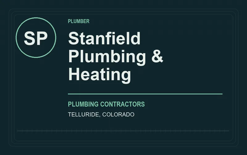 Stanfield Plumbing & Heating in Telluride, Colorado