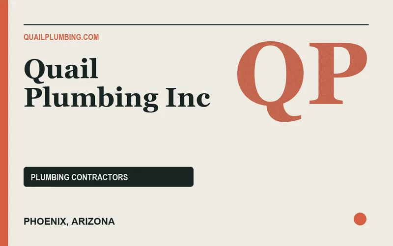 Quail Plumbing Inc in Phoenix, Arizona