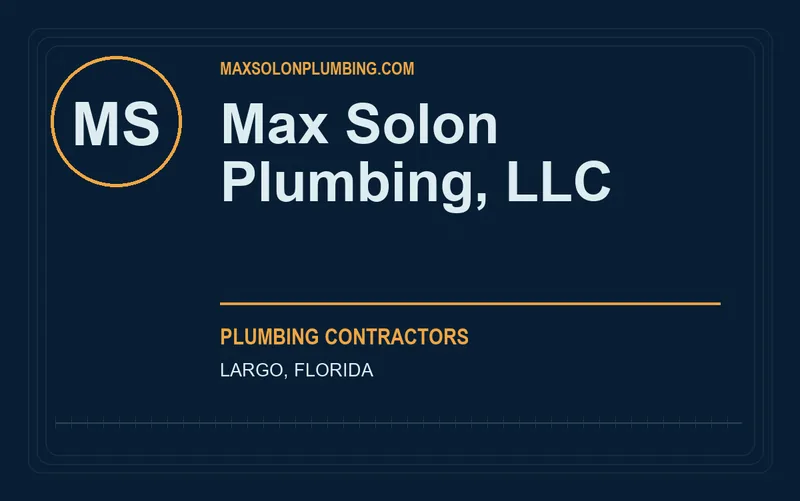 Max Solon Plumbing, LLC in Largo, Florida