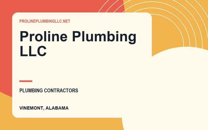 Proline Plumbing LLC in Vinemont, Alabama