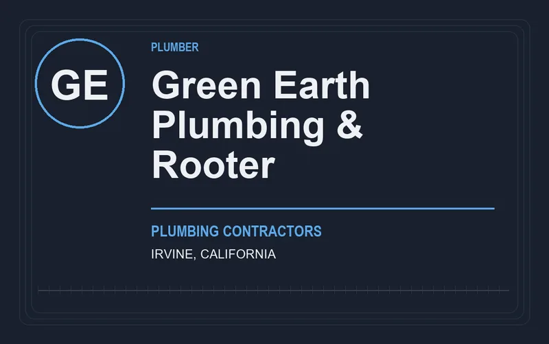 Green Earth Plumbing & Rooter in Irvine, California
