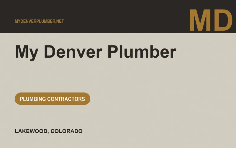 My Denver Plumber in Lakewood, Colorado