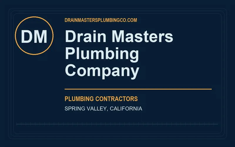 Drain Masters Plumbing Company in Spring Valley, California