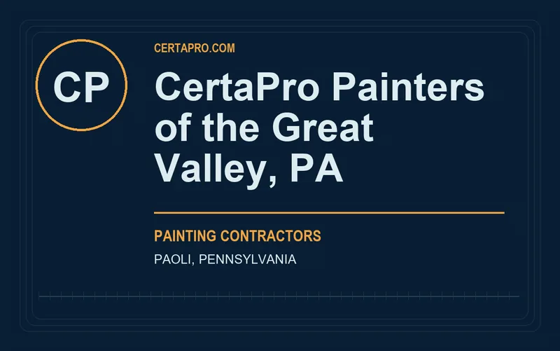 CertaPro Painters of the Great Valley, PA in Paoli, Pennsylvania