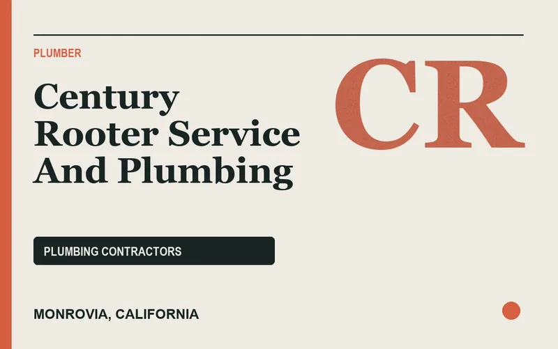 Century Rooter Service And Plumbing in Monrovia, California