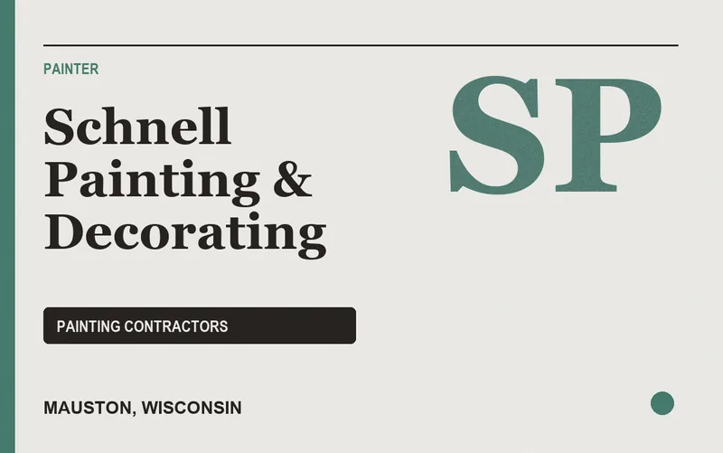 Schnell Painting & Decorating in Mauston, Wisconsin