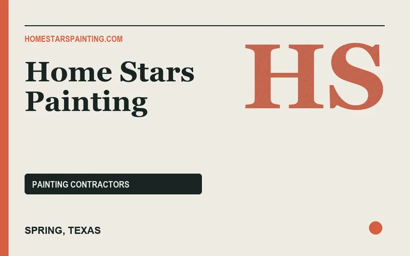 Home Stars Painting in Spring, Texas