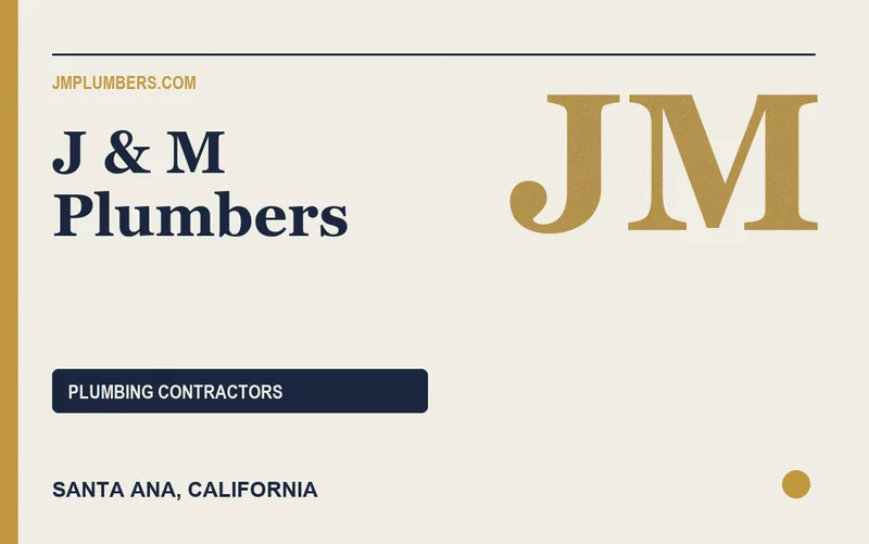 J & M Plumbers in Santa Ana, California
