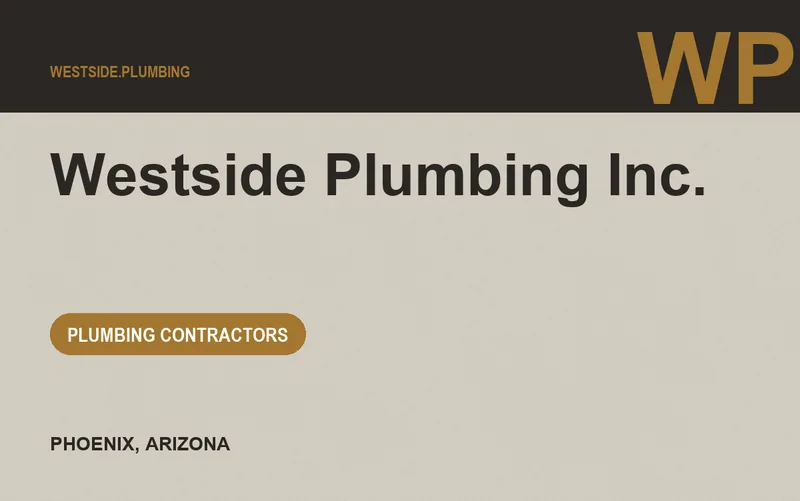 Westside Plumbing Inc. in Phoenix, Arizona