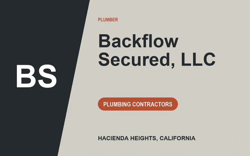 Backflow Secured, LLC in Hacienda Heights, California