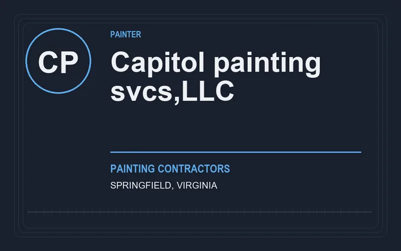 Capitol painting svcs,llc in Springfield, Virginia