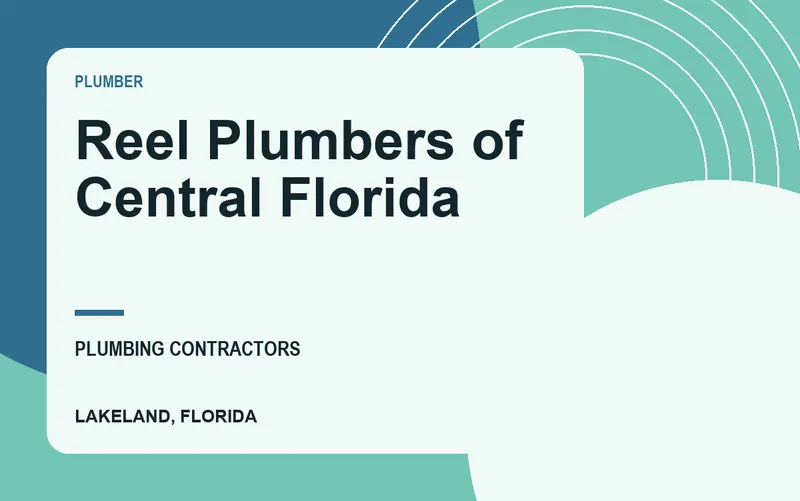 Reel Plumbers of Central Florida in Lakeland, Florida