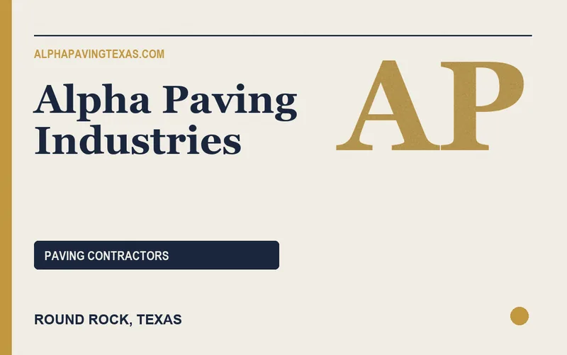Alpha Paving Industries in Round Rock, Texas