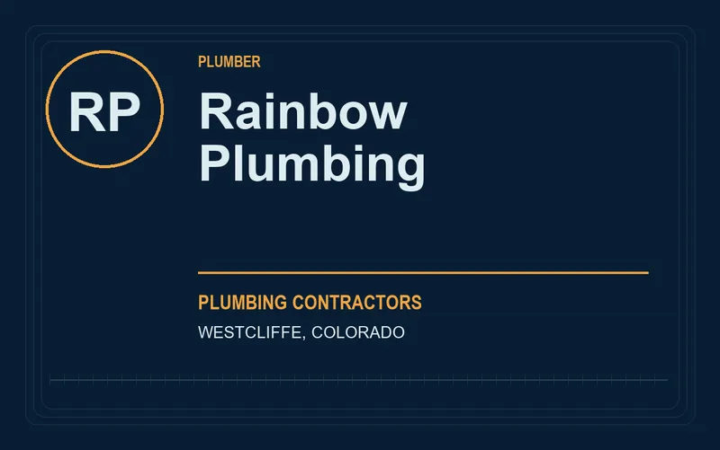 Rainbow Plumbing in Westcliffe, Colorado