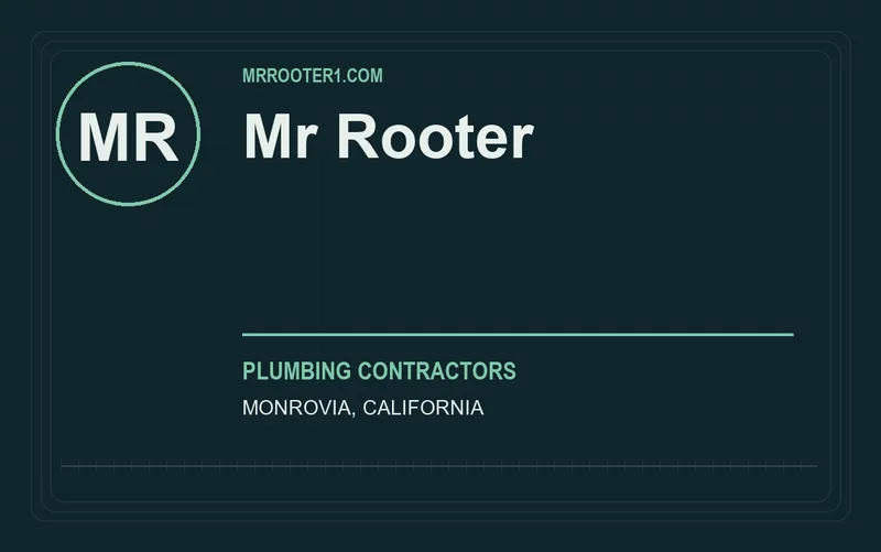 Mr Rooter in Monrovia, California