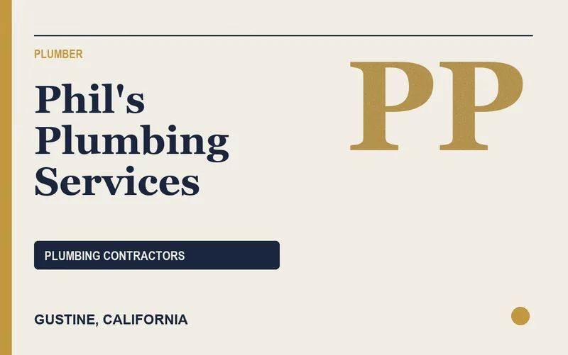 Phil's Plumbing Services in Gustine, California