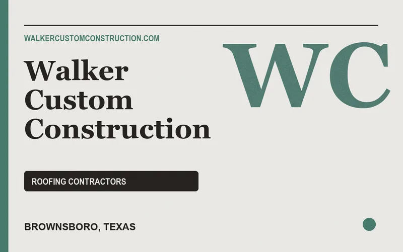 Walker Custom Construction in Brownsboro, Texas