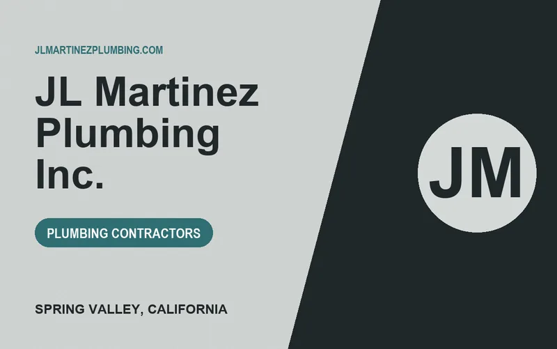 JL Martinez Plumbing Inc. in Spring Valley, California