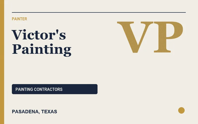 Victor's Painting in Pasadena, Texas