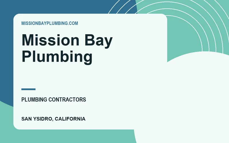 Mission Bay Plumbing in San Ysidro, California